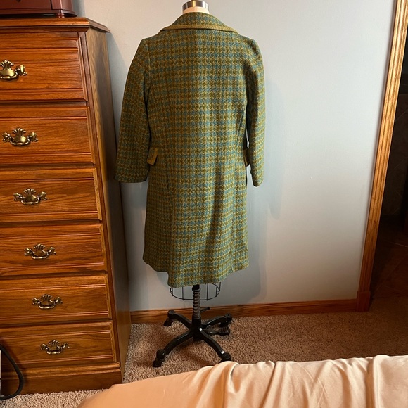 Vintage 1960s Chic Houndstooth Wool Coat and Dress set.  Beautiful condition. - Picture 3 of 5